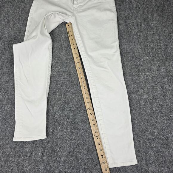 True Religion Jeans Womens 31 White Casey Low Rise Skinny Stretch Denim USA - Picture 5 of 16